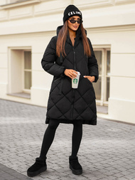 Dámská Bunda Černá OZONEE JS/5M3168/392Z