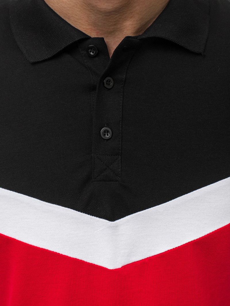 PÁNSKÁ POLOKOŠILE Červená OZONEE O/1501Z