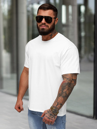 Pánské Tričko Bílý OZONEE JS/67T1298/1