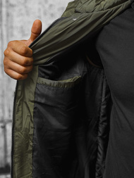 Pánská Zimní Bunda Zelené OZONEE O/M799