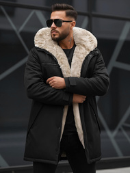 Pánská Zimní Bunda Černá OZONEE JS/22M316/392Z