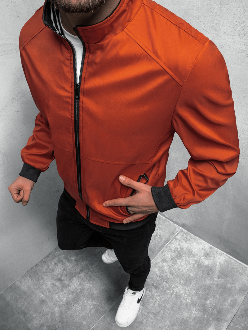 Pánská Bunda Tmavý-Camel OZONEE N/6782