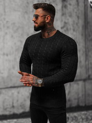 Pánský Svetr Černý OZONEE NB/MM6021/4Z