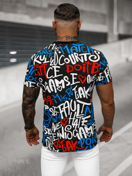 Pánské Tričko Černé OZONEE O/T1271/3