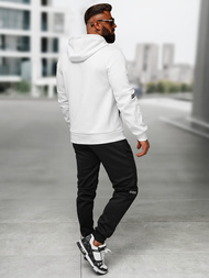 Pánská Tepláková Souprava Bílo-Černé OZONEE O/LN11887