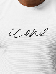 Pánské Tričko Bílý OZONEE O/P1108