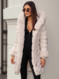 Dámská Bunda Ecru OZONEE JS/5M3156/254Z