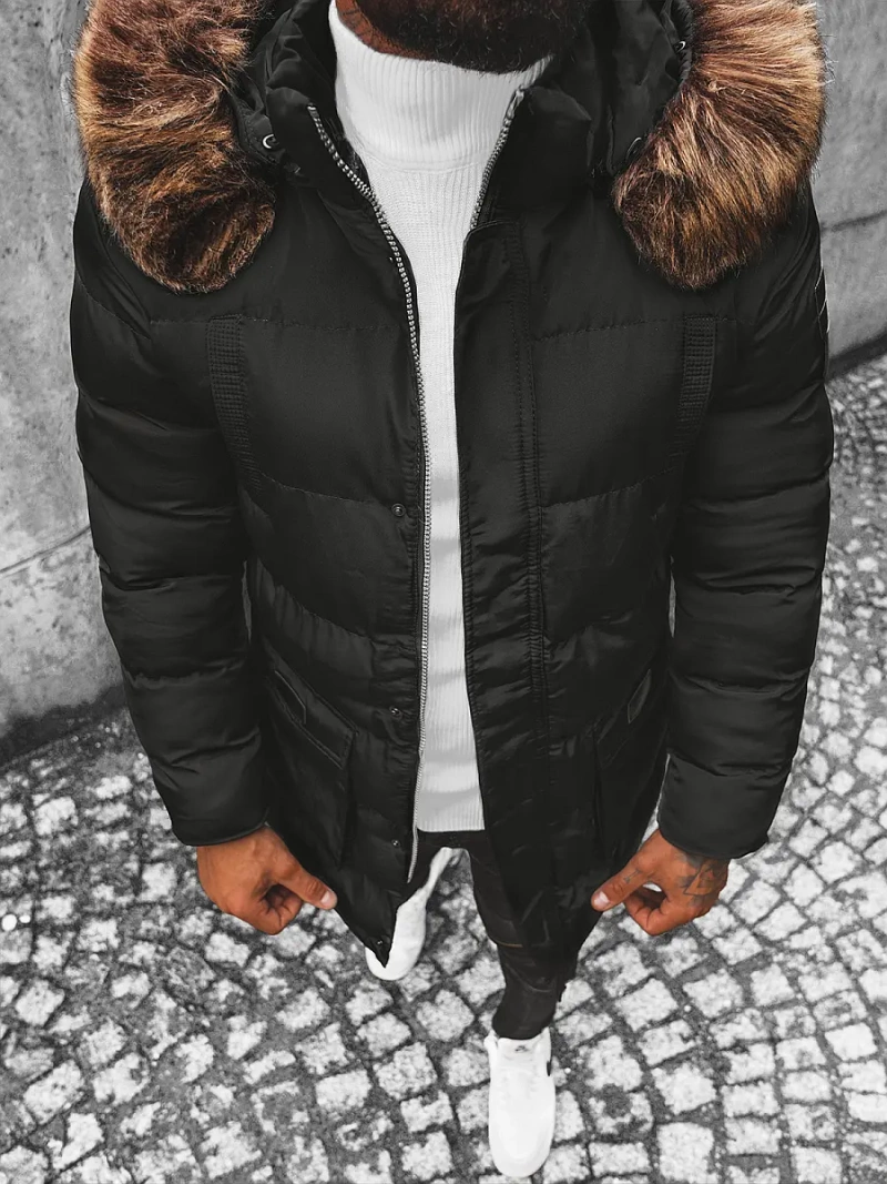 Pánská Bunda Černá OZONEE JS/M50/392