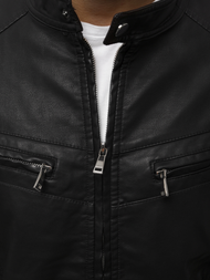 Pánská Bunda Černá OZONEE JB/JP1125