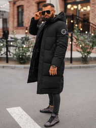 Pánská Zimní Bunda Černá OZONEE JS/19M1290/392