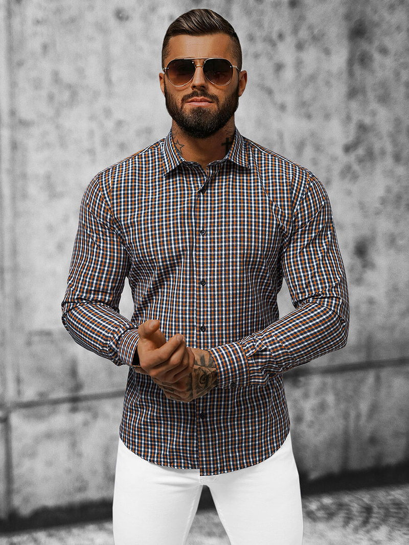 Pánská Košile barevná OZONEE O/0422Z