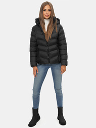 Dámská Bunda Černá OZONEE JS/M786/392