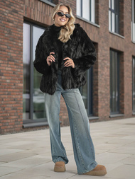 Dámská Bunda Černá OZONEE JS/11Z8261