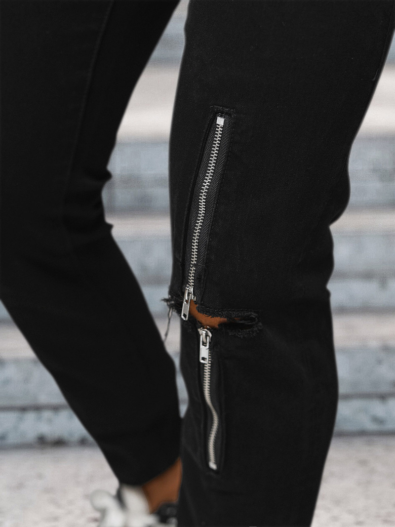 Pánské Džíny Černé OZONEE NB/MP0087N