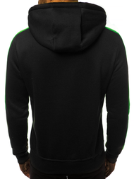 Pánská Mikina Černo-Zelená OZONEE JS/2012