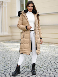 Dámská Bunda Béžová OZONEE O/W377Z