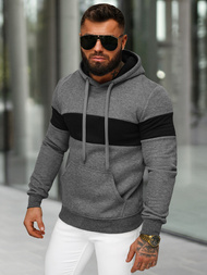 Pánská Mikina Grafitová OZONEE JS/8B1316/5