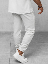 Pánské Tepláky Bílé OZONEE O/K960SP