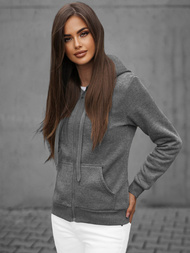 Dámská Mikina Grafitová OZONEE JS/W03Z