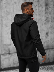 Pánská softshellová Bunda Černo-Červená OZONEE JS/HH022/1CZ