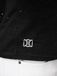 Pánské Tričko Černé OZONEE O/QQ1388