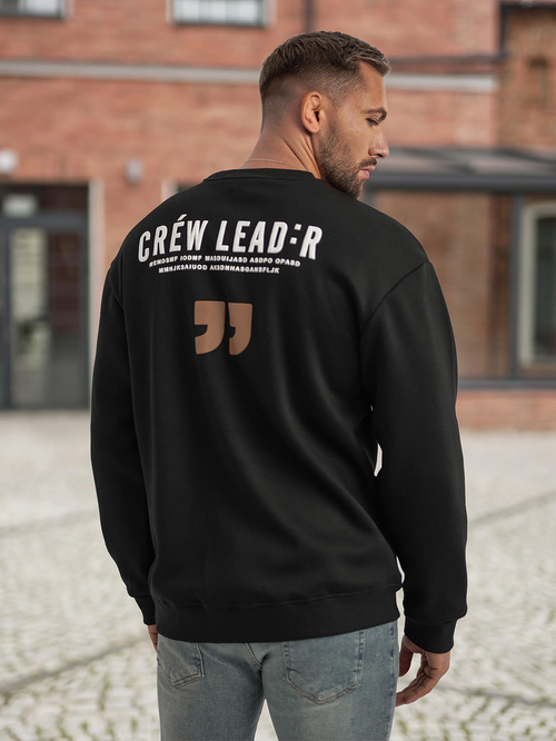 Pánská Mikina Černá OZONEE JS/65B3917/3