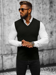 Pánský Svetr Černý OZONEE NB/MM6005/4Z