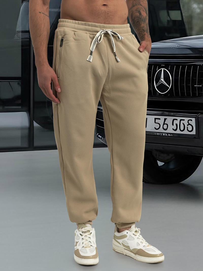 Pánská Tepláková Souprava Béžová OZONEE O/3C582AB