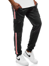 Pánské Tepláky Černé OZONEE JS/JZ11009