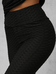 Dámská dvoudílná tepláková souprava černý OZONEE JS/YW88037/1Z