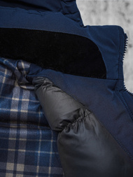 Pánská Zimní Bunda Námořnická Modřá OZONEE JS/5M718/215