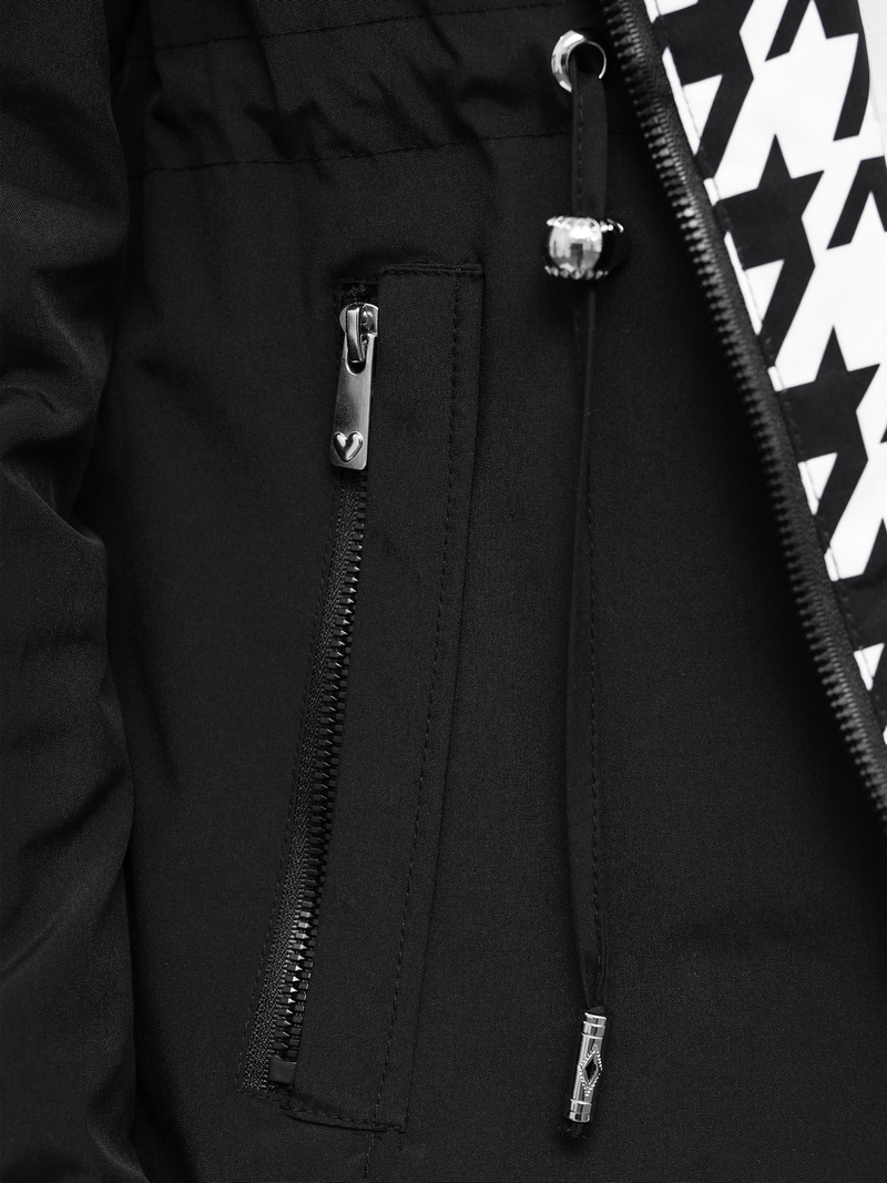 Dámská Bunda Černá OZONEE JS/16M9252/392