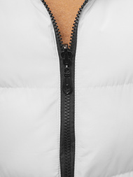 Dámská Vesta Oboustranná Bílá OZONEE JS/5M755/281