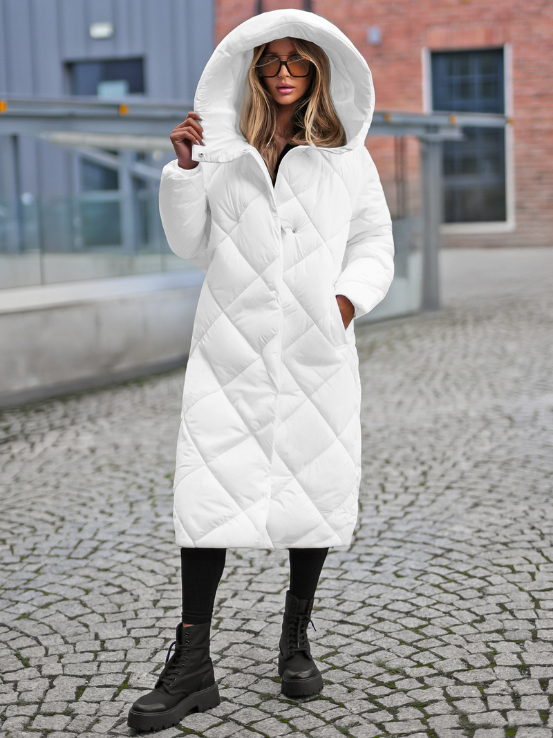 Dámská Bunda Bílá OZONEE JS/5M3173/281Z