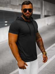 Pánské Tričko Černé OZONEE JS/8T89/3