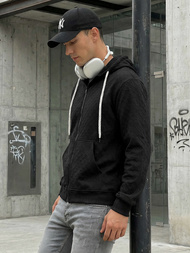 Pánská Mikina Černá OZONEE O/G3066