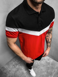 PÁNSKÁ POLOKOŠILE Červená OZONEE O/1501Z