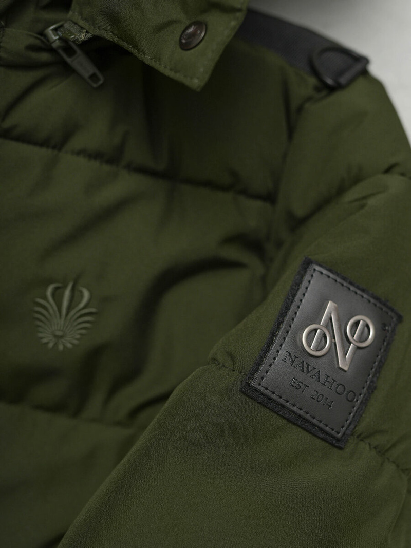 Dámská Bunda Khaki OZONEE O/W377Z