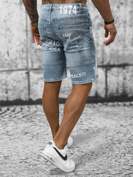 Pánské Džínové Kraťasy Modré OZONEE NB/MP0259BC