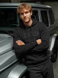 Pánská Mikina Černá OZONEE JS/8B1986/3