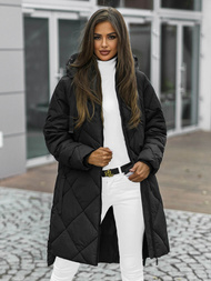 Dámská Bunda Černá OZONEE JS/5M3168/392Z