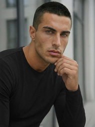 Pánské Tričko S Dlouhým Rukávem Černý OZONEE JS/DB71/1