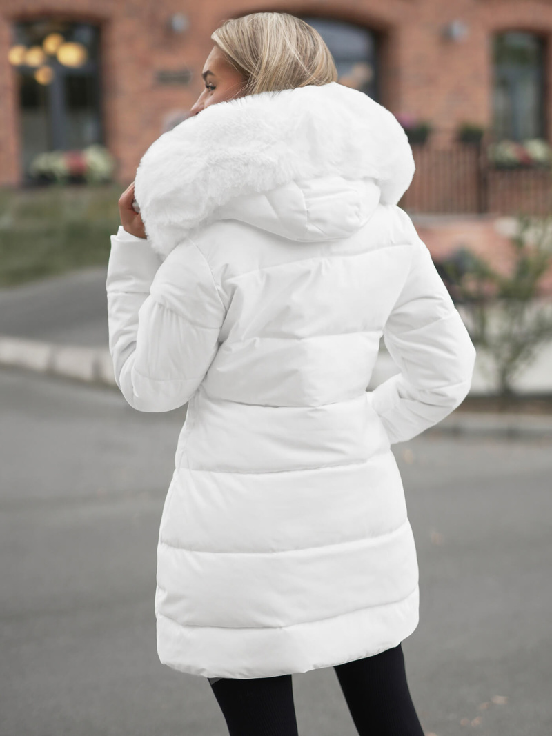 Dámská Bunda Bílá OZONEE JS/16M9099/281Z