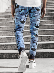 Pánské Kalhoty Jogger Maskáčové-Modré OZONEE A/1003