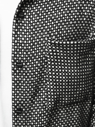 Pánská Košile Černobílá OZONEE MACH/G807Z