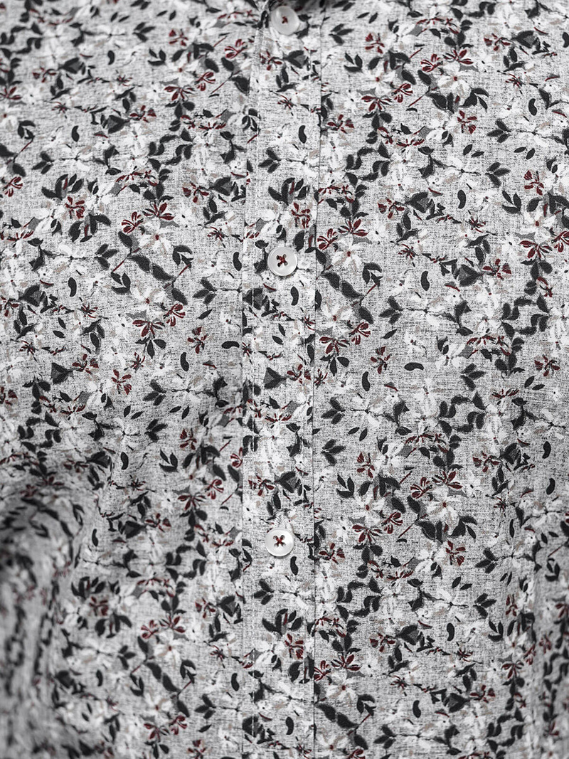 Pánská Košile Šedé OZONEE O/V63