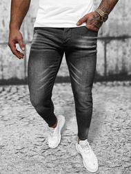 Pánské Džíny Černé OZONEE NB/MP0199N