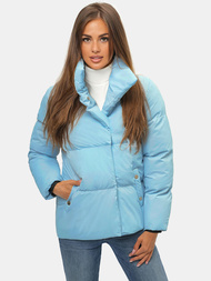 Dámská Bunda Světle-Modrá OZONEE JS/M23062/243