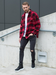 Pánské Sneakery Vysoké Černé OZONEE KN/404