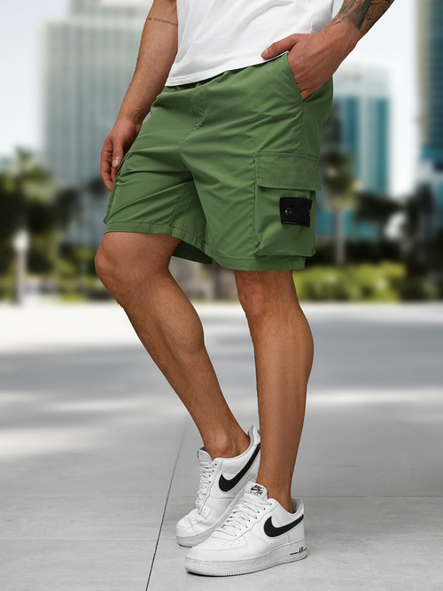 Pánské kraťasy khaki OZONEE JS/27K6538/60